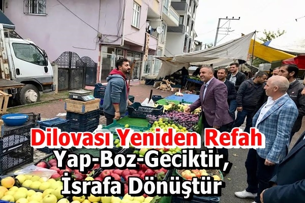 Yap-Boz-Geciktir, İsrafa Dönüştür