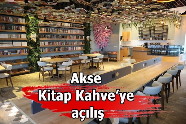Akse Kitap Kahve’ye açılış