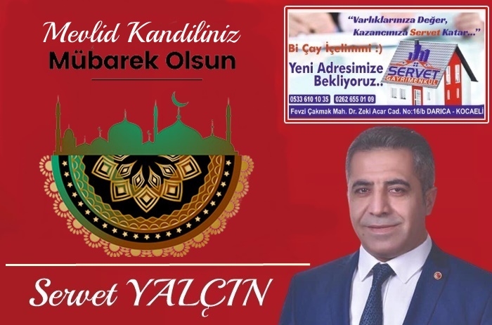 Servet Yalçın Mevlid Kandilini Kutladı