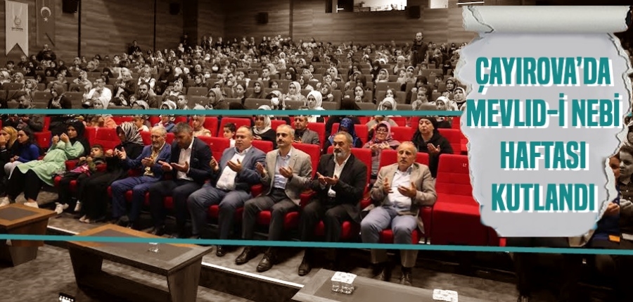 Çayırova’da Mevlid-i Nebi haftası kutlandı
