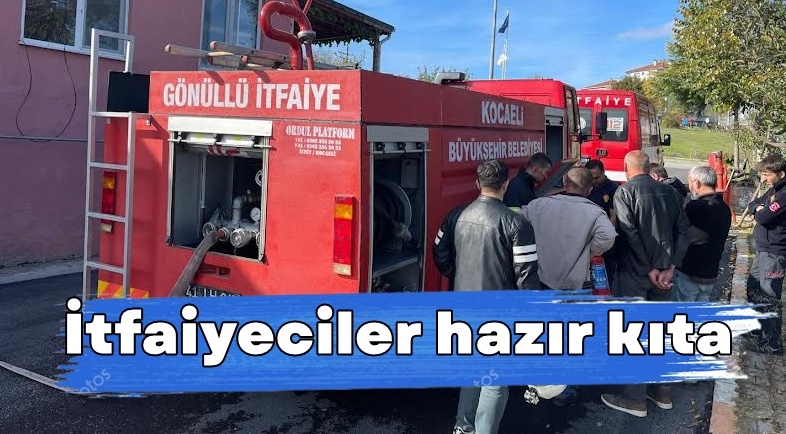 İtfaiyeciler hazır kıta