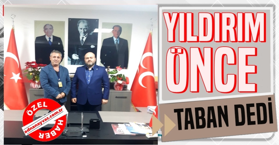 Başkan Yıldırım İşe TABAN