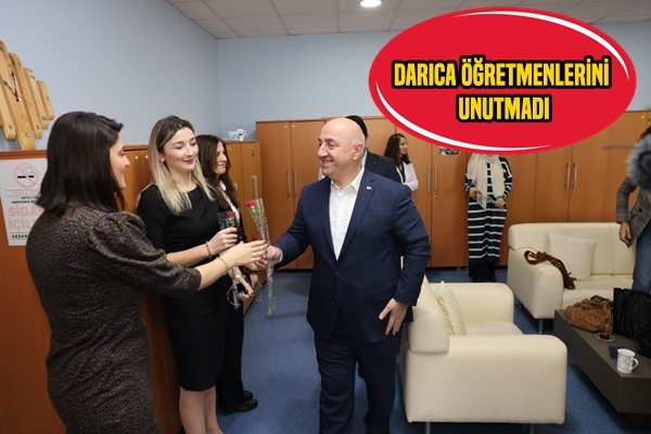 Darıca’da öğretmenlere özel kutlama