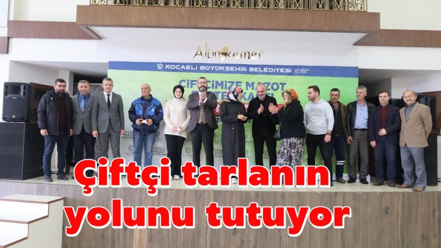 Çiftçi tarlanın yolunu tutuyor