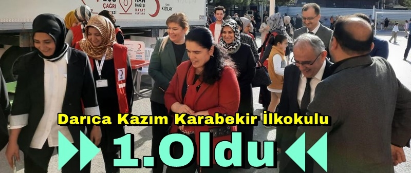 Darıca Kazım Karabekir İlkokulu 1. Oldu