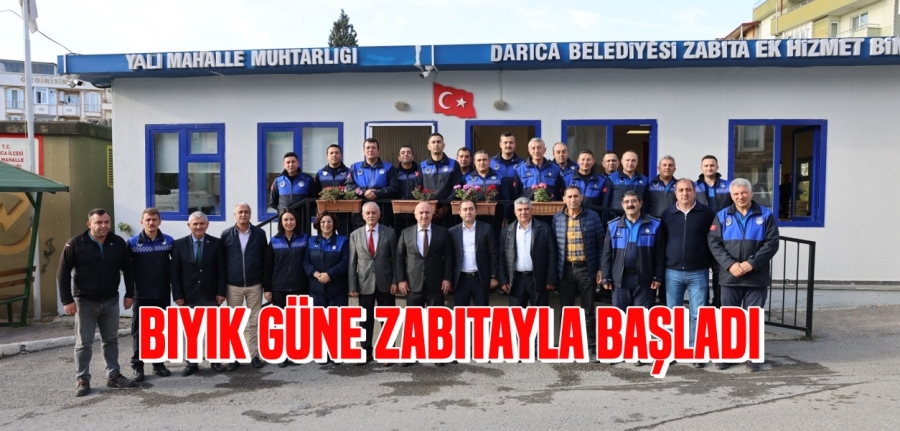 Bıyık Güne Zabıtayla Başladı