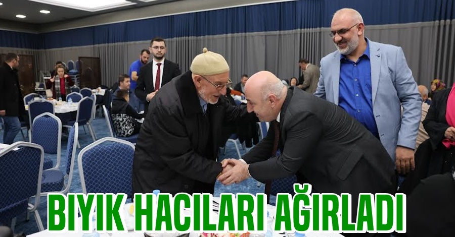 Başkan Bıyık, Darıcalı hacıları ağırladı