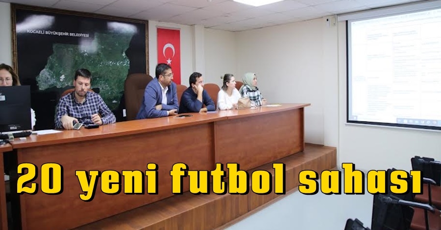 20 yeni futbol sahası