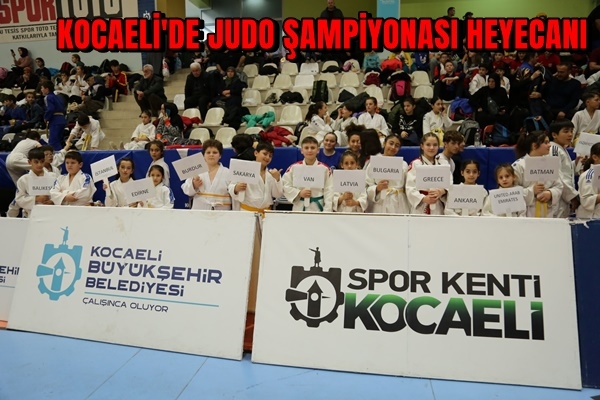 Kocaeli’de Judo Şampiyonası heyecanı yaşandı