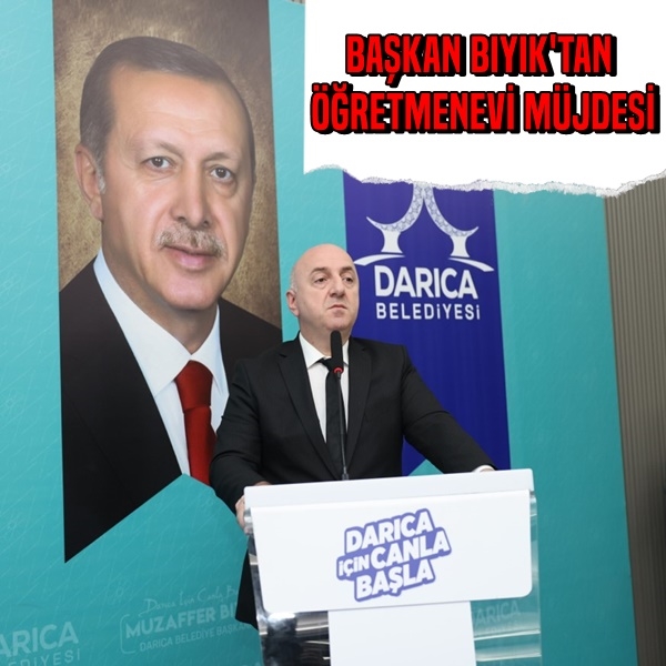 Başkan Bıyık’tan öğretmenevi müjdesi