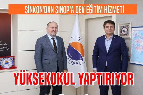 SİNKON YÜKSEKOKUL YAPTIRIYOR
