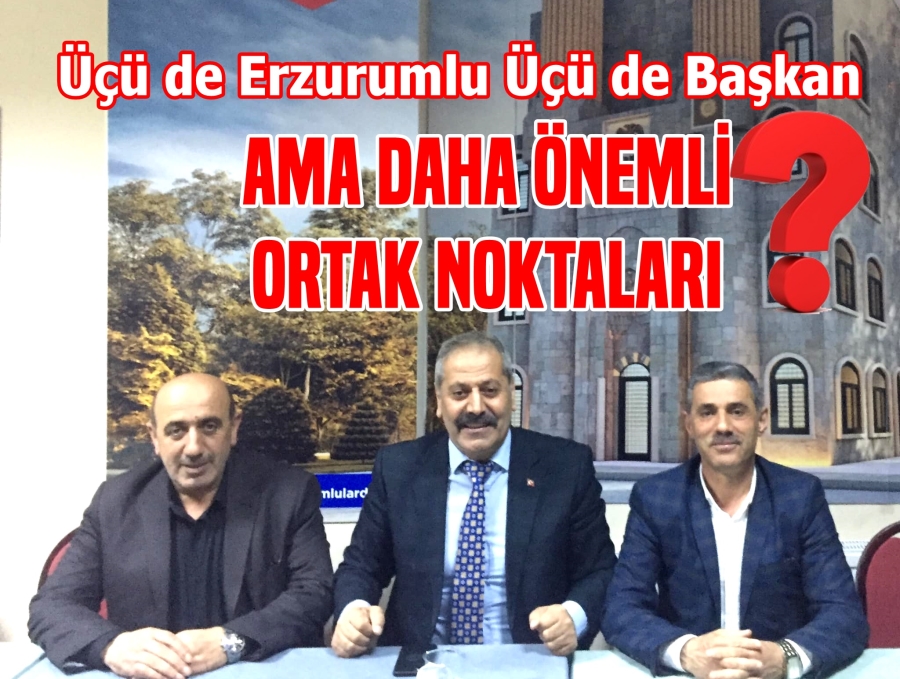 3 Başkanın En Önemli Ortak Noktası....