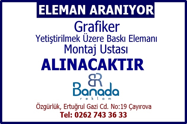 Elemanlar Alınacak