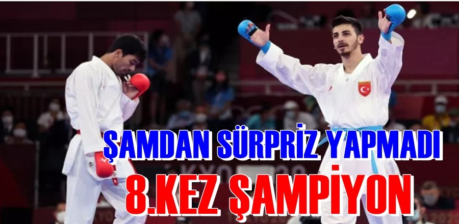 Eray Şamdan 8. kez Avrupa şampiyonu!