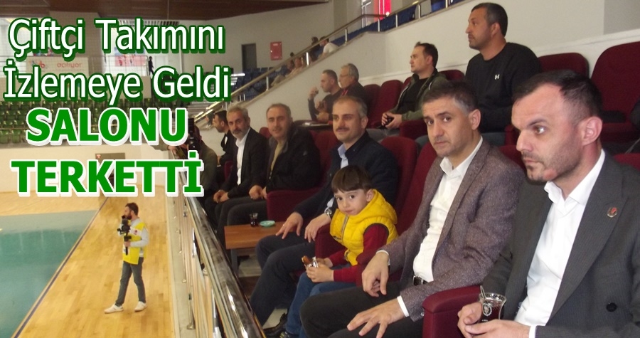 Çiftçi Takımını İzleyemedi