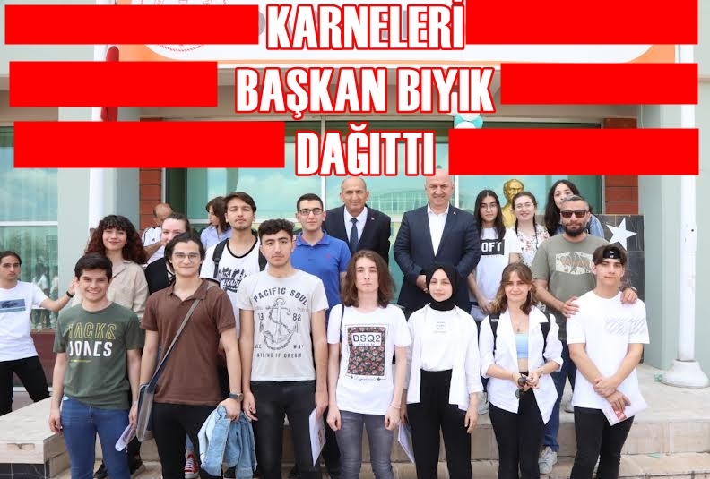 Karneleri Başkan Bıyık dağıttı
