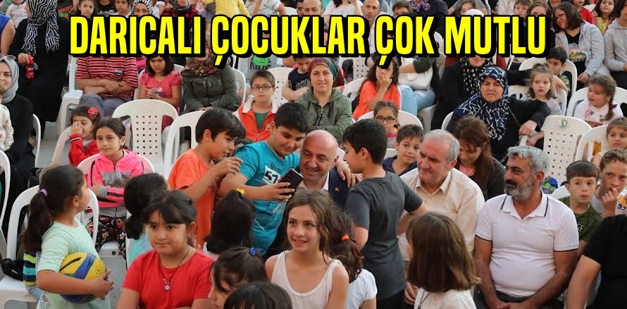Darıcalı çocuklar çok mutlu