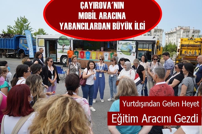 Mobil eğitim aracına yabancı ilgisi