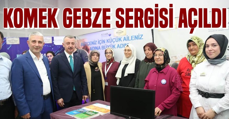 KO-MEK Gebze ilçe sergisi açıldı