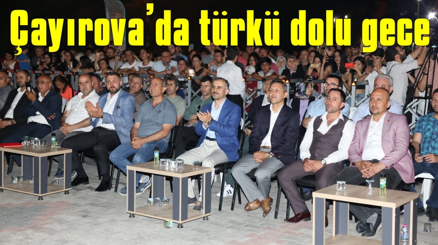 Çayırova’da türkü dolu gece