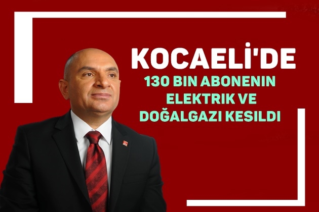130 bin abonenin elektrik ve doğalgazı kesildi
