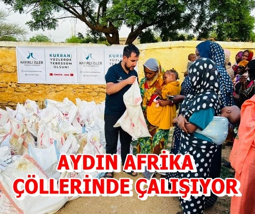 Aydın Afrika Çöllerinde Çalışıyor