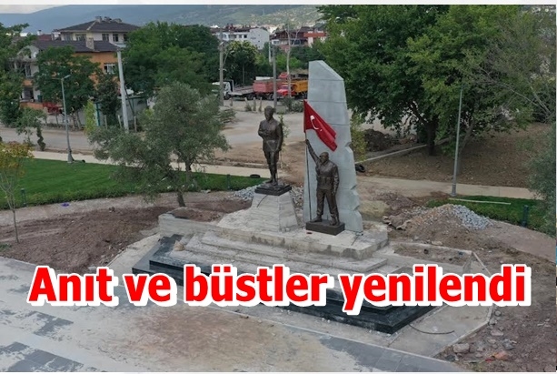 Anıt ve büstler yenilendi