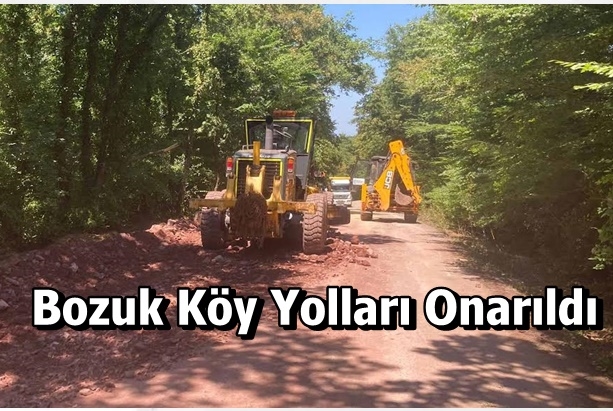 Bozuk Köy Yolları Onarıldı