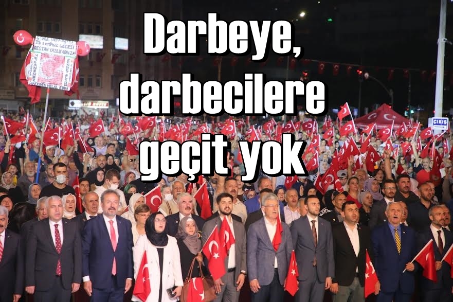 Darbeye, darbecilere geçit yok