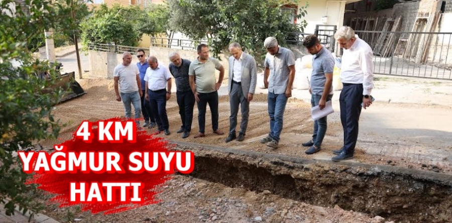 4 KM YAĞMUR SUYU HATTI