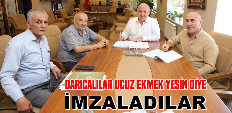 Darıcalılar Ucuz Ekmek Yesin Diye İmzaladılar