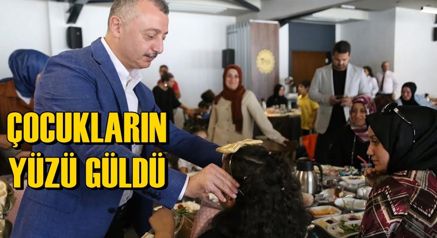 Çocukların yüzü güldü