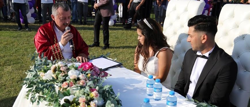 36 roman çift toplu nikâhla mutluluğa ‘evet’ dedi