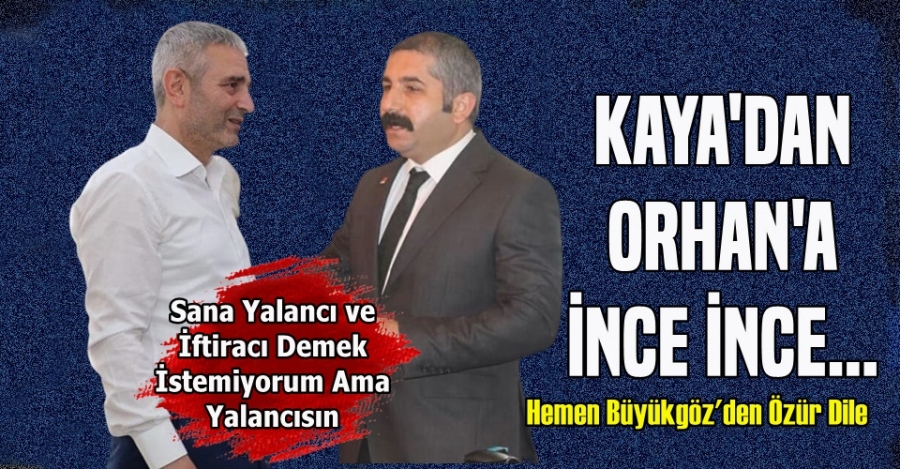 Kaya Büyükgöz İçin Özür İstedi