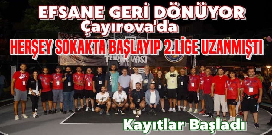Sokak Basketbolu Turnuvası Kayıtları Başladı