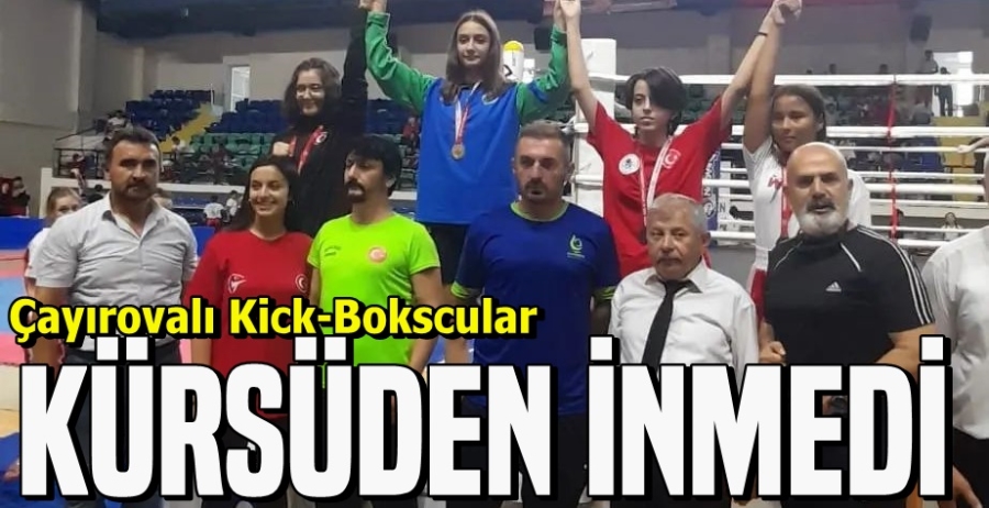 Çayırovalı Kick-Bokscular Kürsüden İnmedi