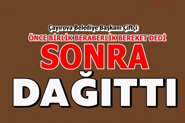 Başkan Çiftçi DAĞITTI!
