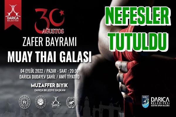 Darıca’da Muay Thai Galası Yapılacak