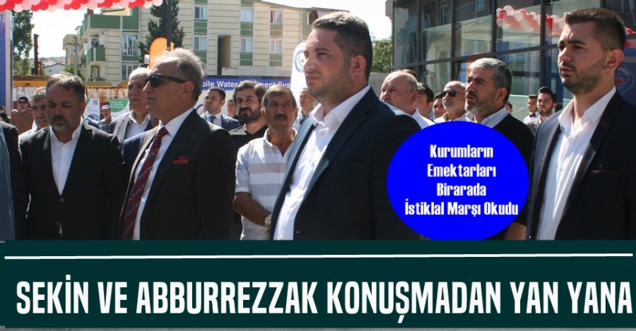 Abdurrezzak ve Sekin Konuşmadan Yan Yana...