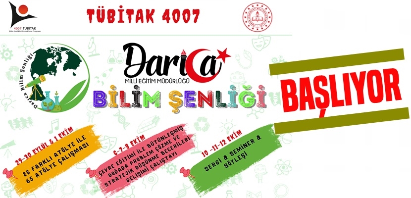 Darıca Bilim Şenliği Başlıyor