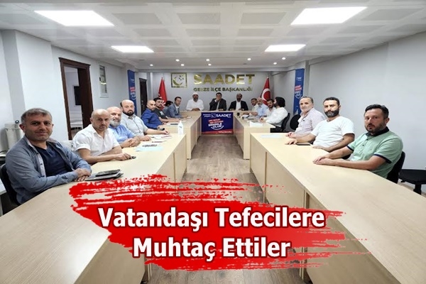 VATANDAŞLAR TEFECİLERE MAHKUM EDİLDİ