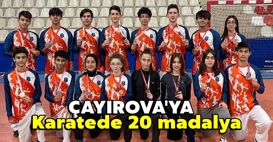 Karatede 20 madalya