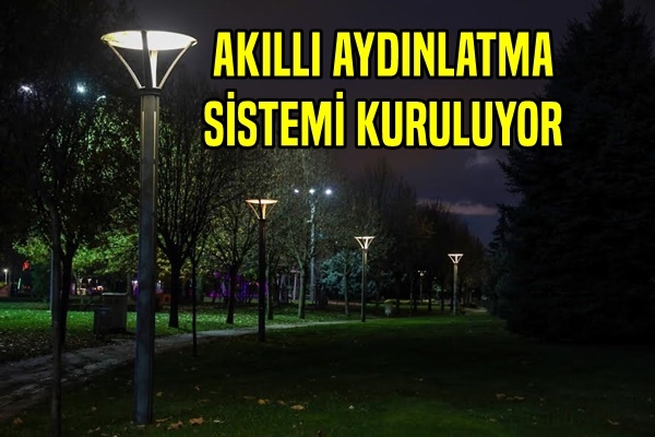 Akıllı aydınlatma sistemi kuruluyor