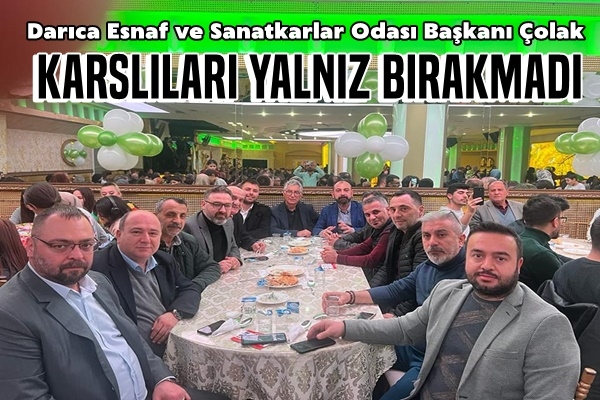 Çolak Karslıları Yalnız Bırakmadı