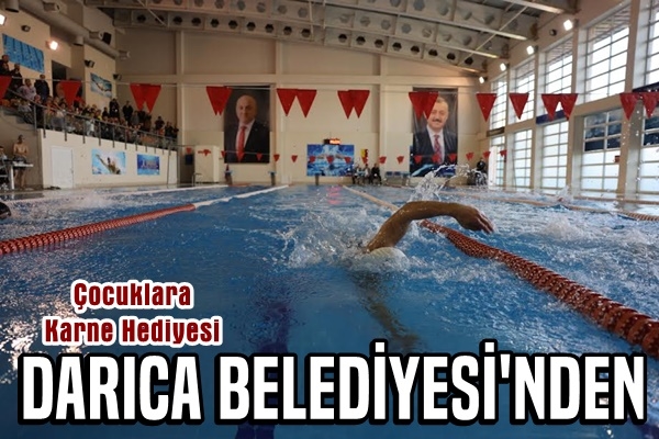 Çocukların karne hediyesi Darıca Belediyesi’nden