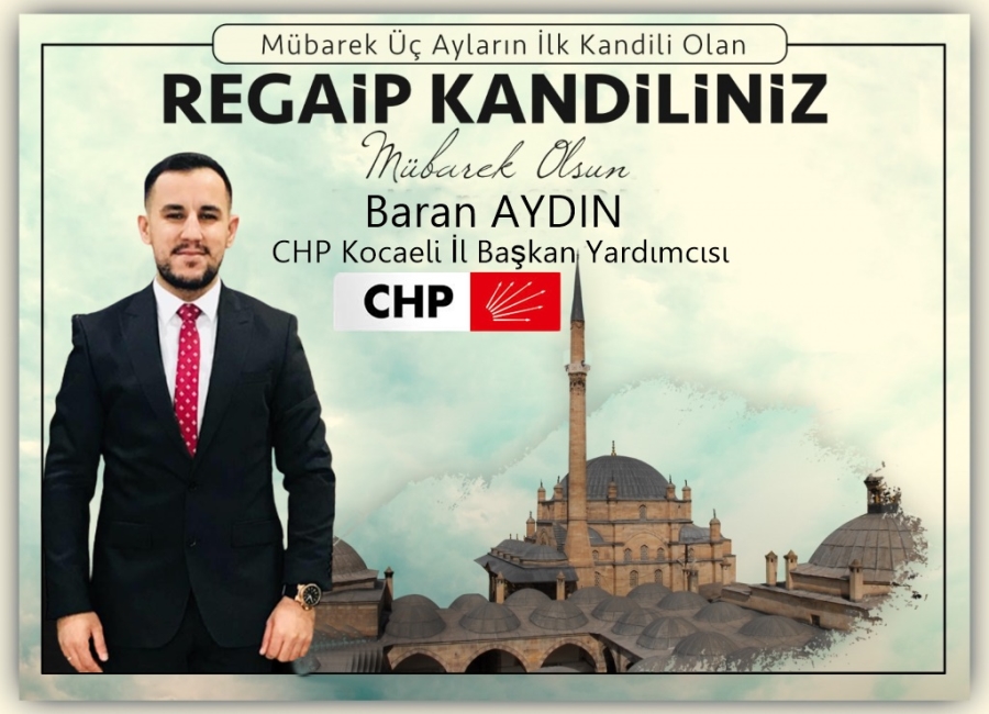 Baran Aydın Regaip Kandilini Kutladı