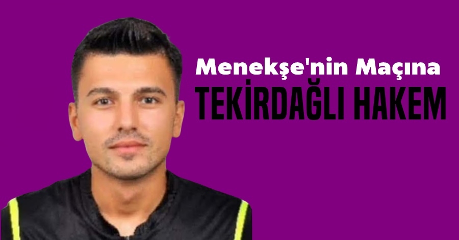 Gebzespor’a Tekirdağlı hakem