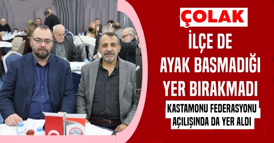 Çolak İlçede Ayak Basamadığı yer Bırakmadı