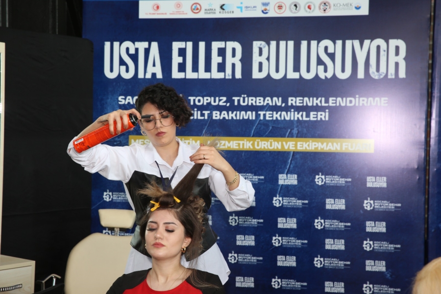 Usta Eller Buluşuyor Mesleki Eğitim Fuarı başladı