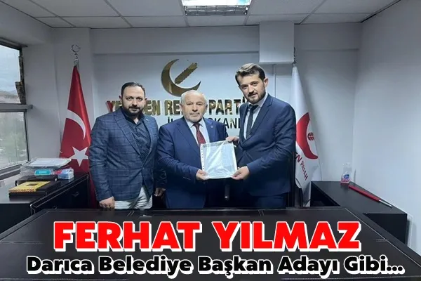 Ferhat Yılmaz Darıca Belediye Başkan Adayı Gibi...